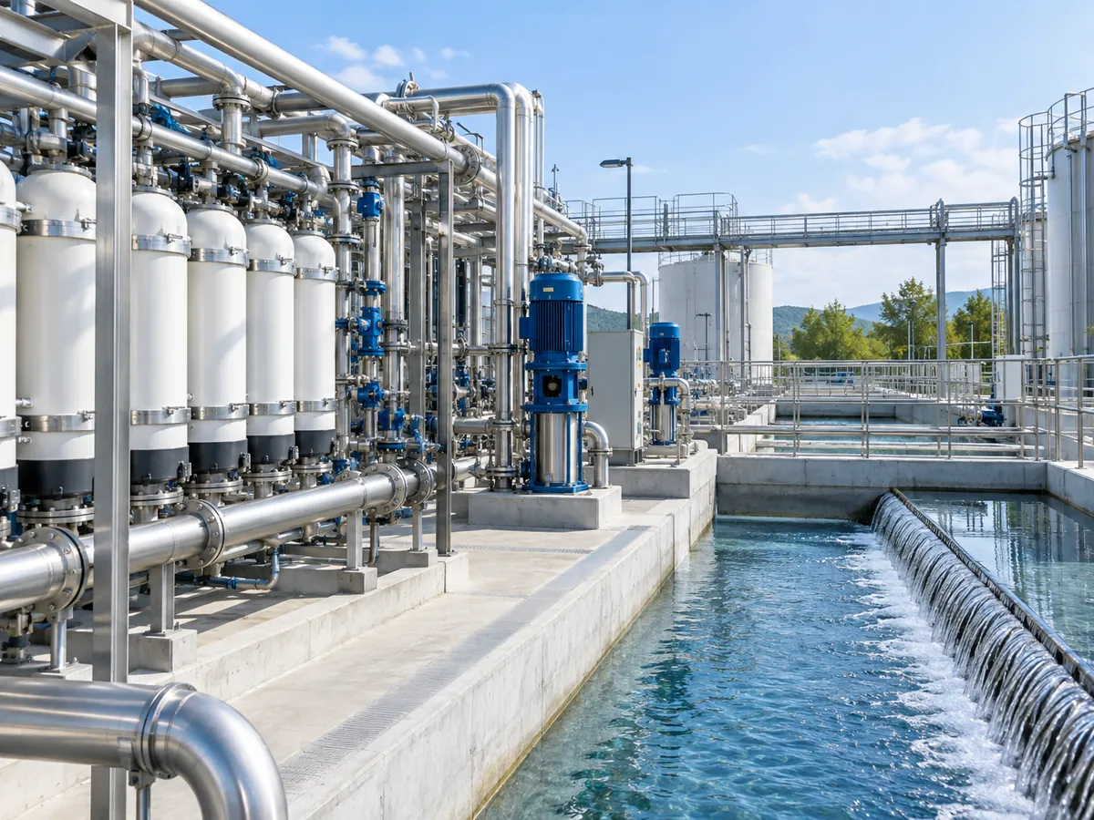 Modern water treatment equipment